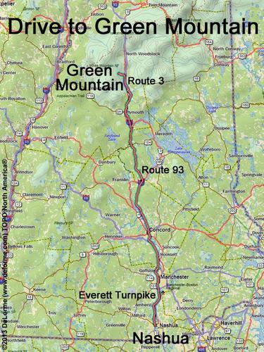 Green Mountain drive route