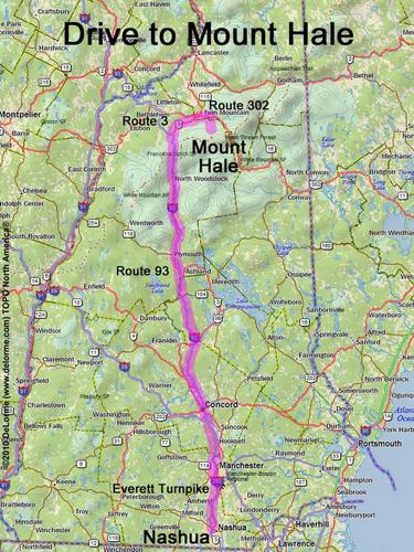 Mount Hale drive route