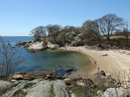 Half Moon Beach at Gloucester in northeastern Massachusetts