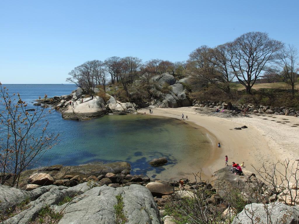 Half Moon Beach at Gloucester in northeastern Massachusetts