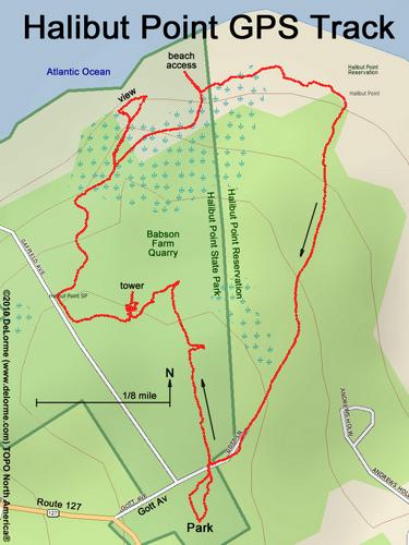 Halibut Point gps track