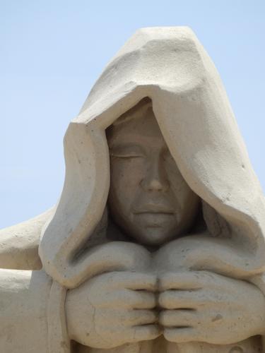 sand sculpture at Hampton Beach in New Hampshire