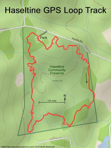 Haseltine Community Preserve gps track