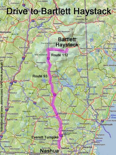 Bartlett Haystack drive route