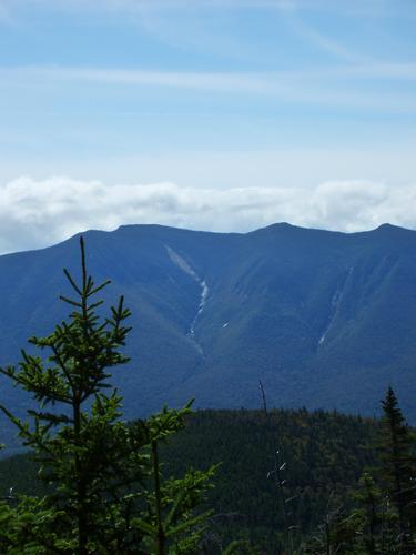 view on the hike to Hitchcock South Mountain in New Hampshire