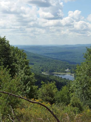 view west from Houghton Hill in southeast Vermont