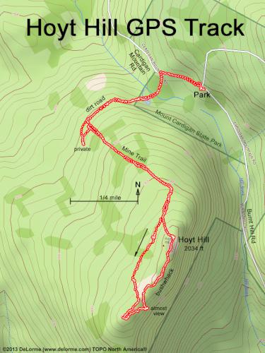 Hoyt Hill gps track