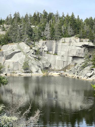 quarry in September at Hurricane Island in Maine