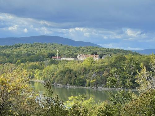 Fort Ticonderoga in September near Mount Independence in western Vermont