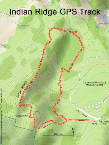 Indian Ridge gps track