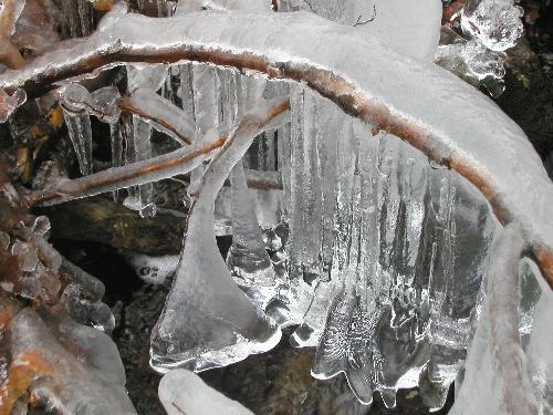 stream icicles