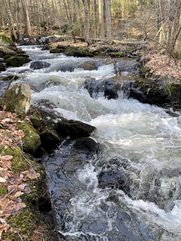 Isinglass River in December at Isinglass River Conservation Reserve in southern New Hampshire