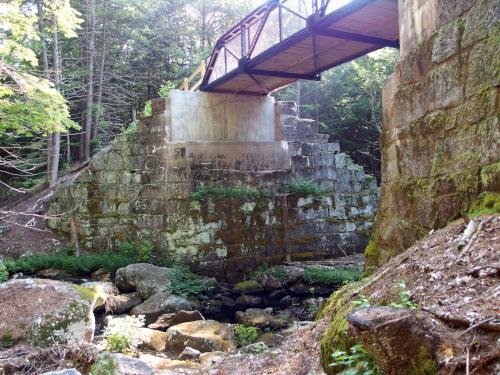 bridge over Jaquith Brook on the Jaquith Rail Trail in southern New Hampshire