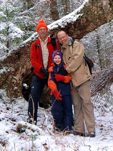 hikers on Jeffers Mountain in New Hampshire