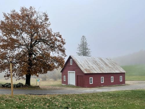 barn in October at Jewell Hill in northeast Massachusetts