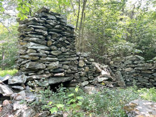 historic stonework in June on Judges Hill in western MA