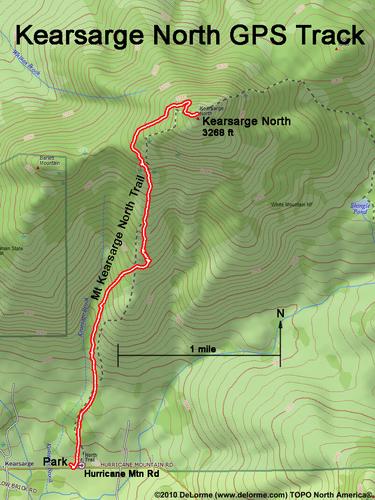 Kearsarge North gps track