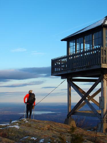 late afternoon view from Kearsarge North in New Hampshire