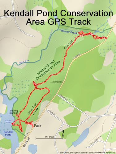 Kendall Pond gps track