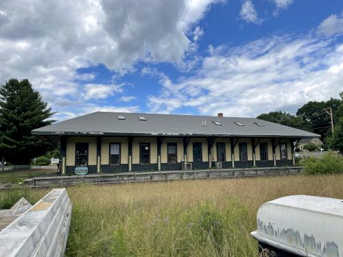 station in June at Kennebunk Bridle Path in southern Maine