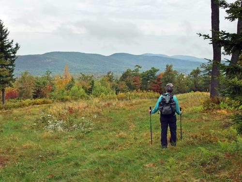 view of Temple Mountain and Pack Monadnock Mountain from Kidder Mountain in southern New Hampshire