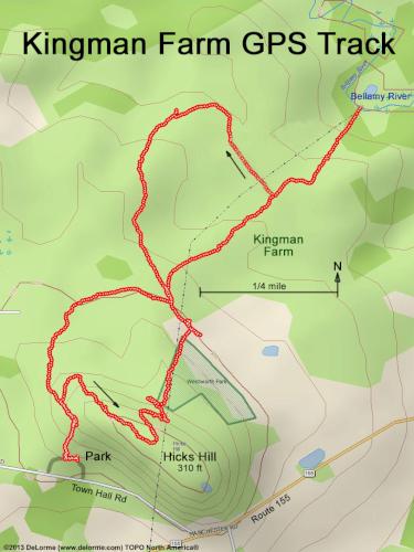 Kingman Farm gps track