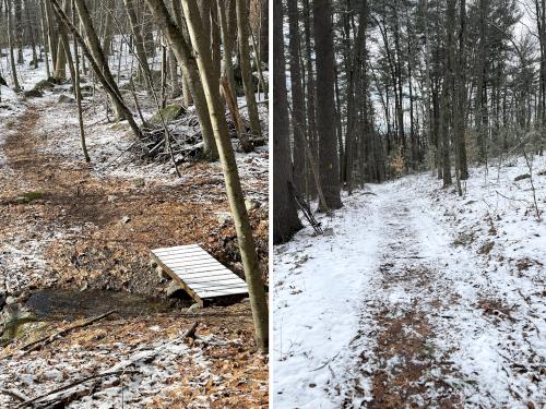 Village View Trails in January at Kissacook Hill in northeast MA