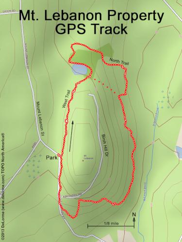 Mt. Lebanon Property gps track