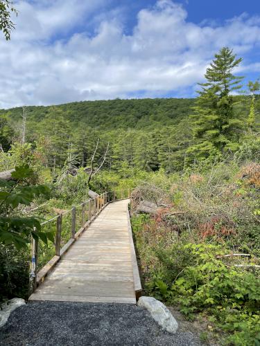 bridge in August on the way to Lenox Mountain in southwestern Massachusetts