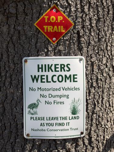 entrance sign at Linkel Woods in Pepperell, MA