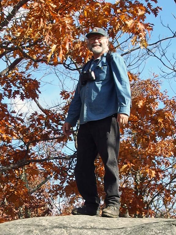 Lance atop Little Watatic Mountain in northeastern Massachusetts