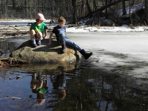 visitors at Livingston Park in New Hampshire