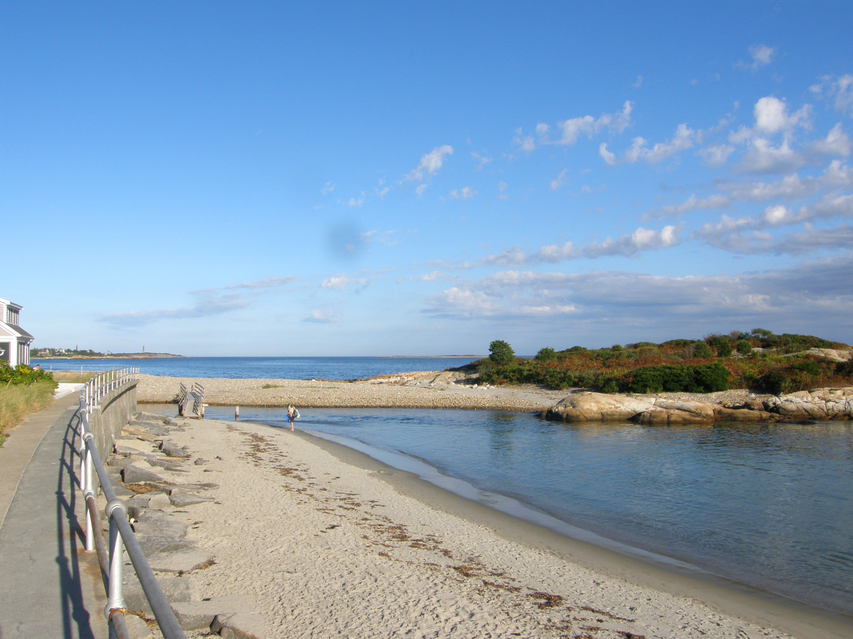 Long Beach in September near Rockport in Massachusetts