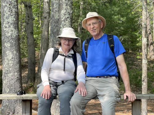 Andee and Fred in May at Lunden Pond near Monson in south-central MA