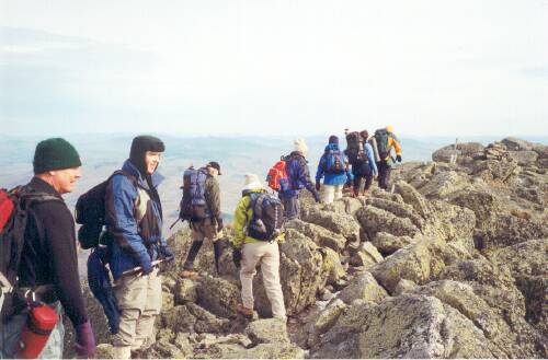 hiking Mount Madison in New Hampshire