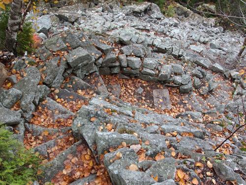 Perpendicular Trail to Mansell Mountain within Acadia National Park in coastal Maine