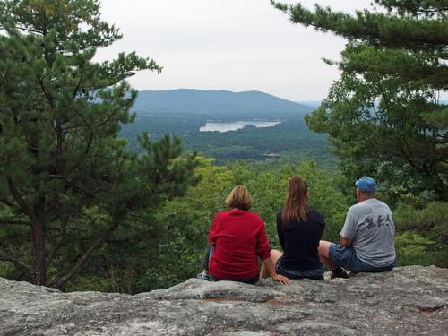 view from the top of Mary's Mountain in eastern New Hampshire