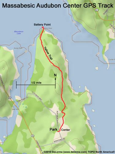 Massabesic Audubon Center gps track