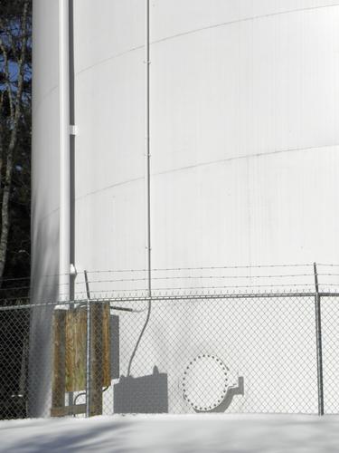 water tower on Mayflower Hill in New Hampshire