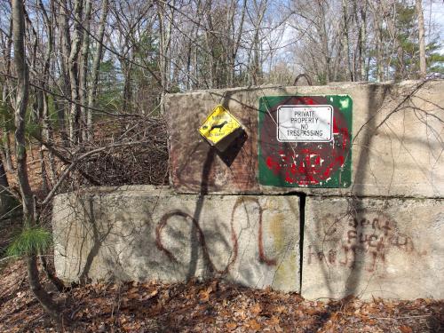 xxx in April on the Jay McLaren Rail Trail in northeast Massachusetts