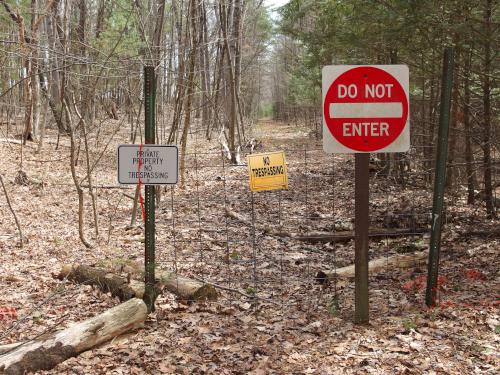 xxx in April on the Jay McLaren Rail Trail in northeast Massachusetts