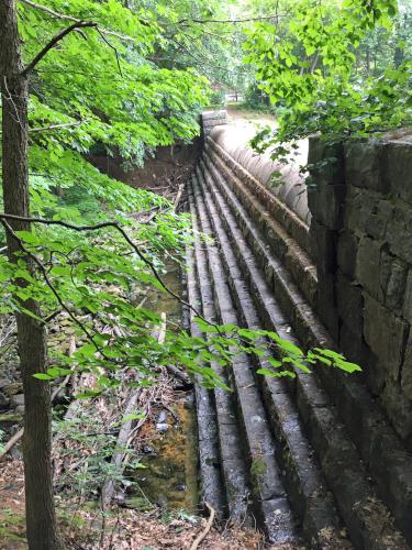 dam at Meadow Brook in northeastern Massachusetts