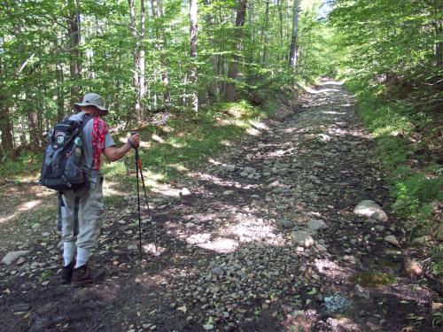 road walk at Melville Hill in southwest New Hampshire