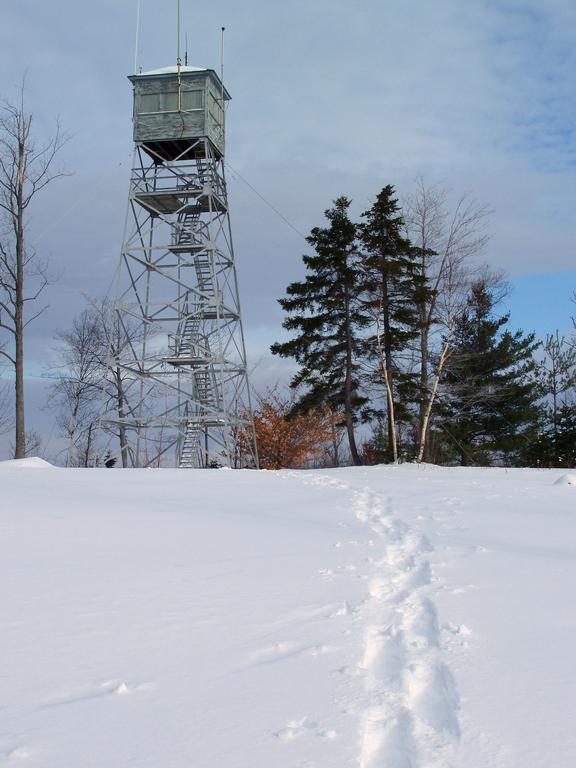 fire tower on Milan Hill in northern New Hampshire