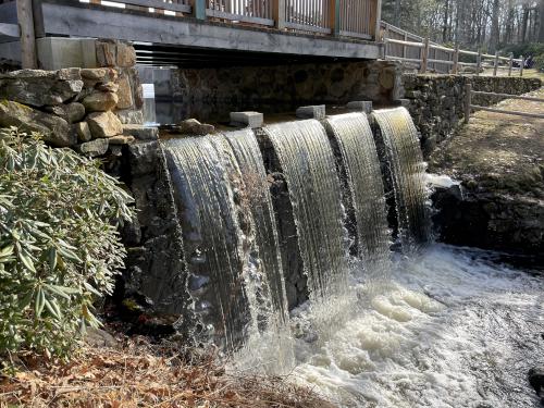 falls in January at Moore State Park in central Massachusetts