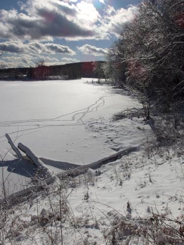 oxbow pond at Morono Park near Concord in southern New Hampshire