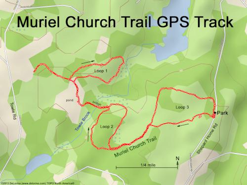 Muriel Church Trail gps track