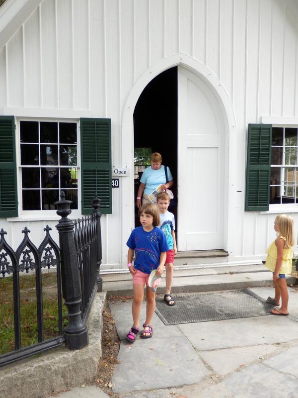 historic Chapel at Mystic Seaport in Connecticut