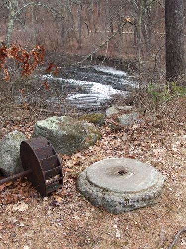 pencil factory site at Nashoba Brook Conservation Land in northeastern Massachusetts