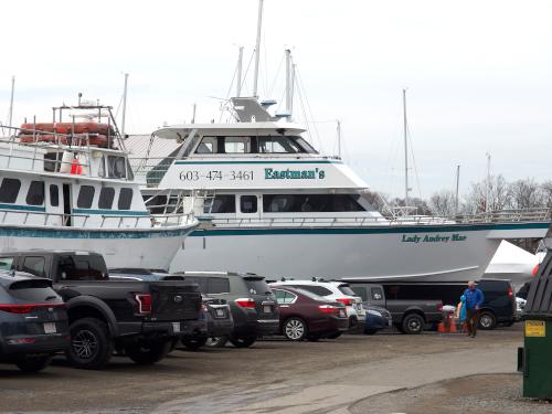 boats in March at Newburyport in eastern Massachusetts